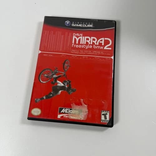 Dave Mirra Freestyle BMX 2 Nintendo GameCube Video Game BMX Scratched Disc