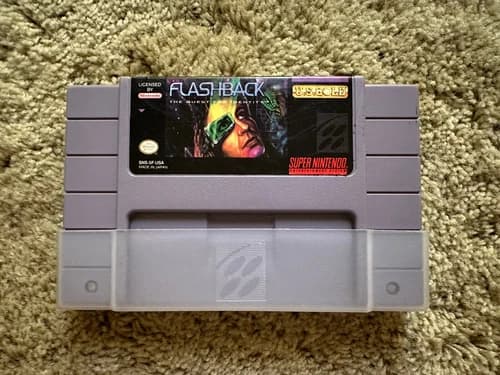 Flashback: The Quest for Identity Super Nintendo Cartridge