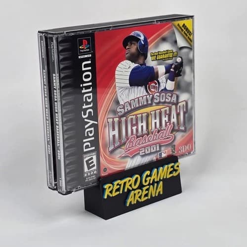 Sammy Sosa High Heat Baseball 2001 (PlayStation 1 PS1) CIB COMPLETE