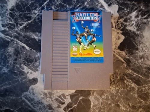 Harlem Globetrotters Nintendo NES Authentic Tested Contacts Cleaned