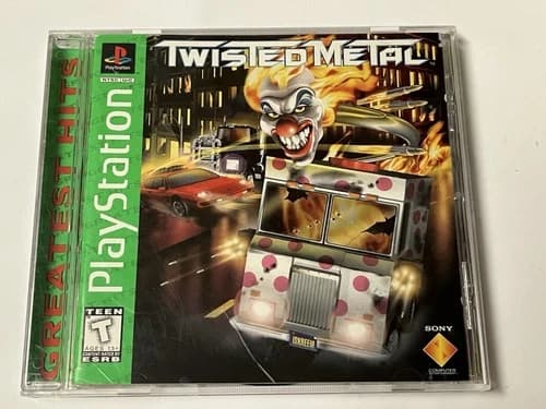 Twisted Metal (Sony PlayStation 1, 1995) PS1 Greatest Hits CIB Manual TESTED