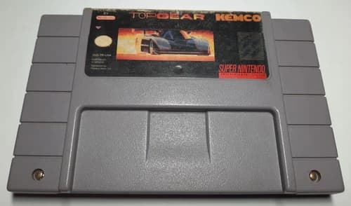Top Gear (Super Nintendo) Authentic, Tested, Working