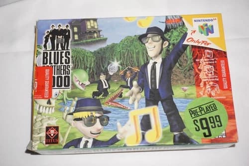 Blues Brothers 2000 (Nintendo 64 N64) Complete in Box CIB