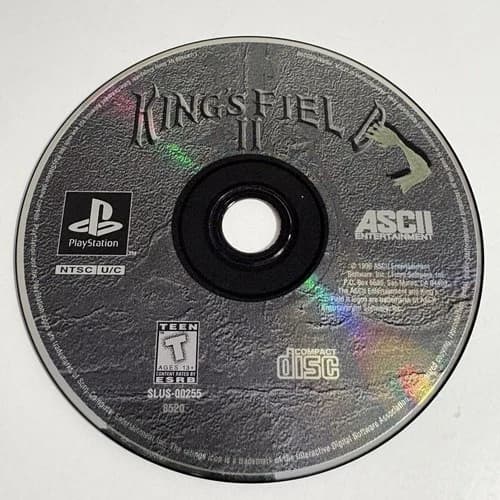 King's Field II 2 (Playstation PS1) Loose DISC ONLY Tested Fast Shipping
