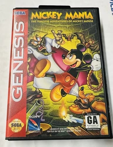 'Mickey Mania' (Sega Genesis, 1994) Complete