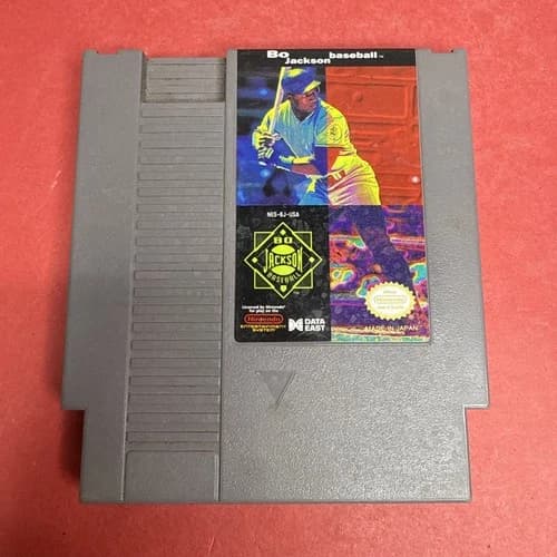 Bo Jackson Baseball NES (Nintendo, 1991) Authentic Cartridge Only | Tested