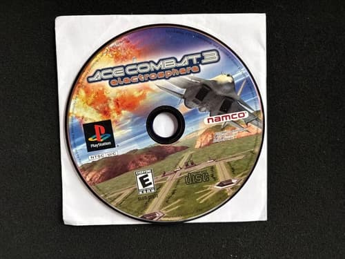 Ace Combat 3: Electrosphere (Sony PlayStation 1, 2000) PS1 Game Disc Only TESTED