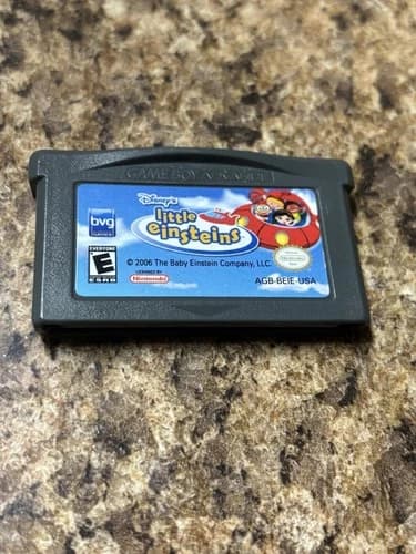 NINTENDO GBA GAME BOY ADVANCE DISNEY'S LITTLE EINSTEINS VIDEO CARTRIDGE - TESTED