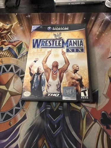 WWE Wrestlemania XIX (Nintendo GameCube, 2003) CIB Complete Tested - Free Ship!