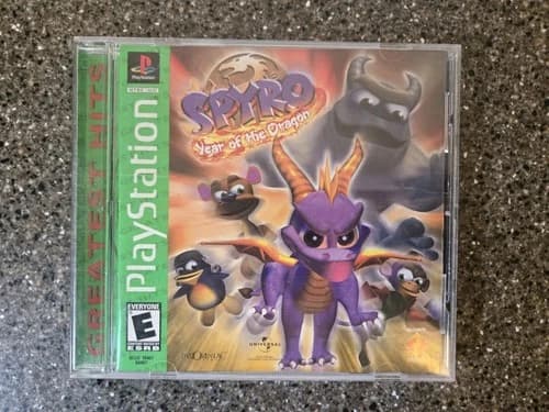 Spyro Year of the Dragon PS1 Greatest Hits Complete CIB PlayStation 1 Game