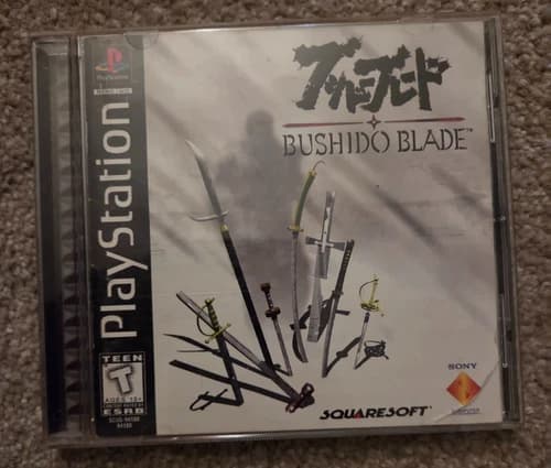 Bushido Blade 1 PS1 PlayStation 1 Disc Tested CIb Complete Black Label CIB Rare