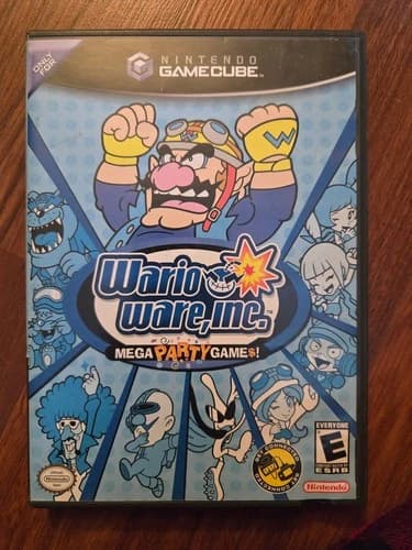WarioWare, Inc.: Mega Party Game (Nintendo GameCube, 2004) -Complete with manual