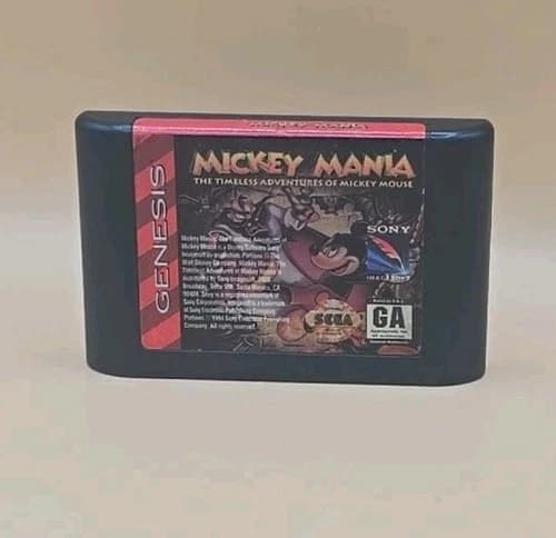 Mickey Mania: The Timeless Adventures of Mickey Mouse (Sega Genesis) Cart Only