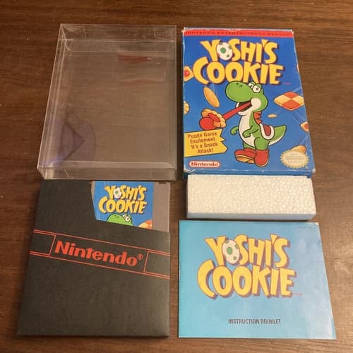 Yoshi's Cookie - Nintendo NES 1993 - Complete - Tested - Authentic