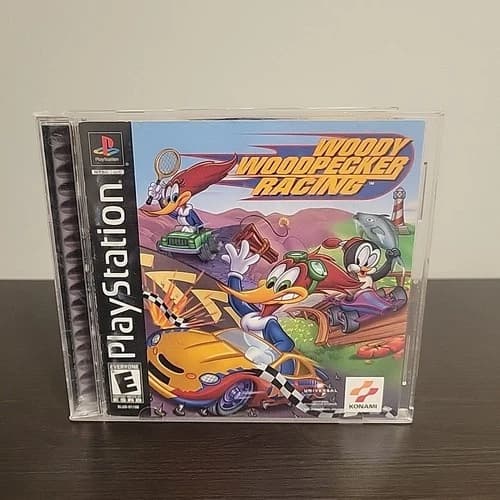Woody Woodpecker Racing- PS1 Game Tested And Works- PlayStation Konami