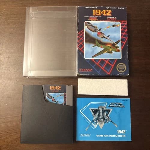 1942 (Nintendo Entertainment System NES) - Complete - Tested - Authentic