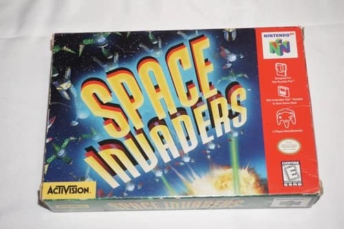 Space Invaders (Nintendo 64 N64) Complete in Box CIB