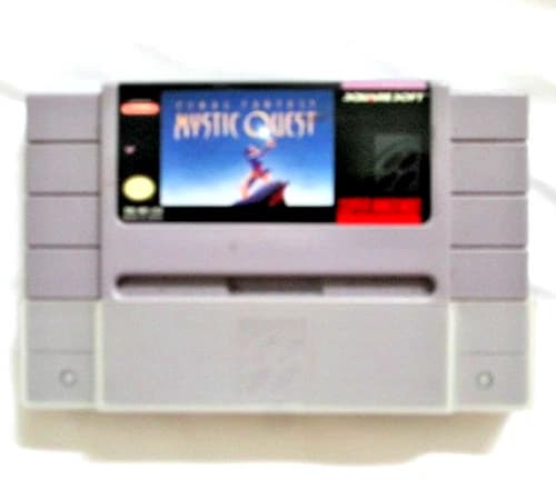 Final Fantasy: Mystic Quest - Super Nintendo SNS - Square Soft ~ Game Cartridge