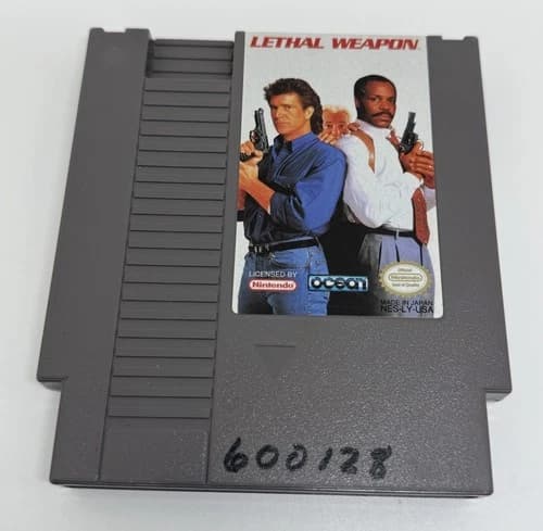Lethal Weapon (Nintendo NES, 1993) (Marker Shown In Photos)