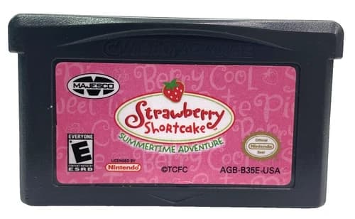 Strawberry Shortcake Summertime Game Boy Advance Video Game Cartridge Nintendo