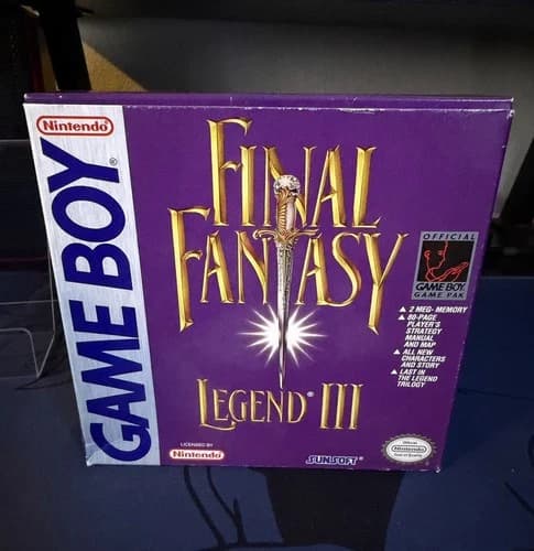 Final Fantasy Legend III 3 (Nintendo Game Boy, 1993) Complete USA