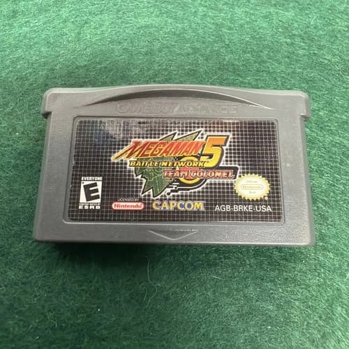 Mega Man Battle Network 5 Team Colonel GBA Game boy Advance - Authentic - Cart
