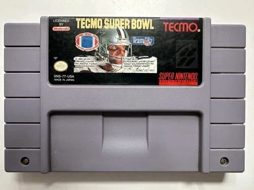 Super Bowl (Super Nintendo Entertainment System, 1993)(Tested And Working)