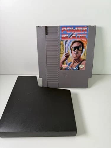 Power Blade Nintendo NES Game Cartridge Tested Working Authentic