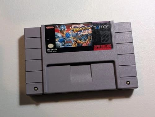 Sonic Blast Man (Super Nintendo SNES) Taito Rare Beat Em Up Action Cart Only