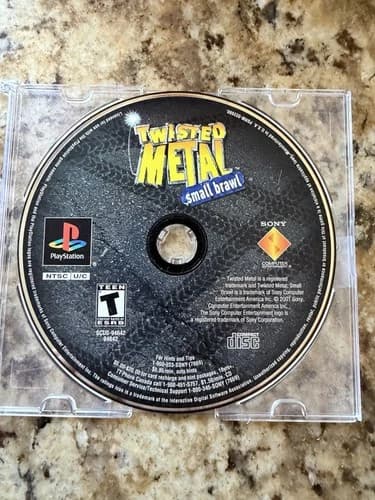 Sony PlayStation 1 PS1 Disc Only Tested Twisted Metal Small Brawl