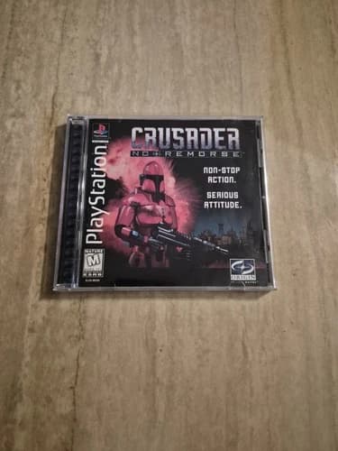 Crusader No Remorse PlayStation 1 PS1 Complete CIB