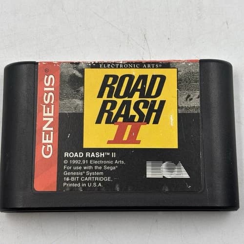 Road Rash II 2 (Sega Genesis, 1992) Cartridge Only Tested