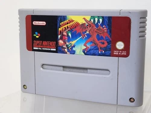 Super Metroid Super Nintendo 1992 Vintage Game Cartridge Free Post Australia
