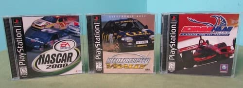 Need for Speed: V-Rally Nascar 2000 Newman Haas Sony PlayStation 1 Complete PS1