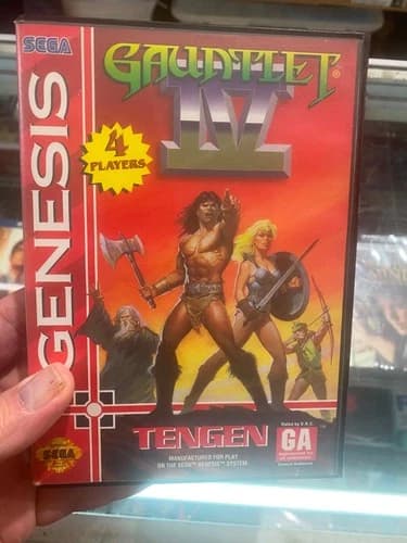Gauntlet IV Sega Genesis Original Complete CIB