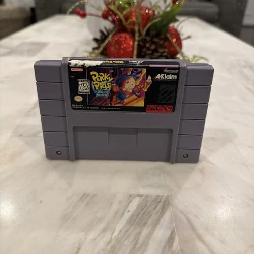 Porky Pig's Haunted Holiday (Nintendo SNES, 1995) Cartridge Only