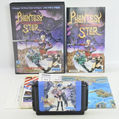 Mega Drive PHANTASY STAR IV 4 The End of the Millennium GOOD Sega 2020 md