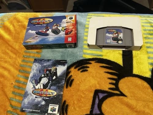 Wave Race 64 Nintendo 64 N64 Complete in Box with Manual Insert