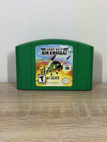 N64 Army Men Air Combat - Nintendo 64 - AUTHENTIC - Cleaned & Tested