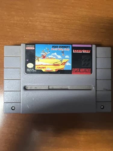Road Runner's Death Valley Rally (Super Nintendo, SNES) Tested Authentic