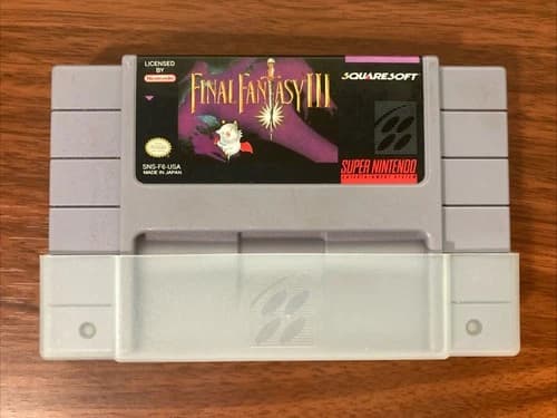 Final Fantasy III SNES Super Nintendo Tested Working Cartridge Only