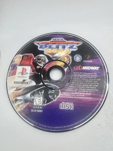 NFL Blitz 2000 (Sony PlayStation 1, 1999) PS1 Disc Only Tested