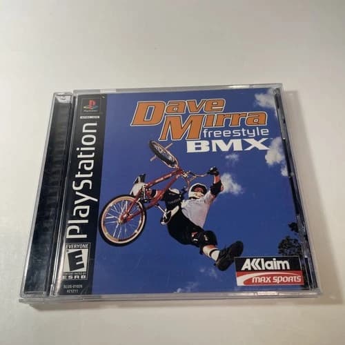 Dave Mirra Freestyle BMX (Sony PlayStation 1 PS1, 2000) Complete CIB Tested