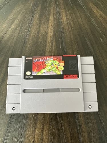 Super Nintendo SNES Game Only Battle Clash