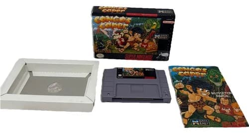 Congo's Capers (SNES, 1993) Fun Platformer DATA EAST CIB Good Condition