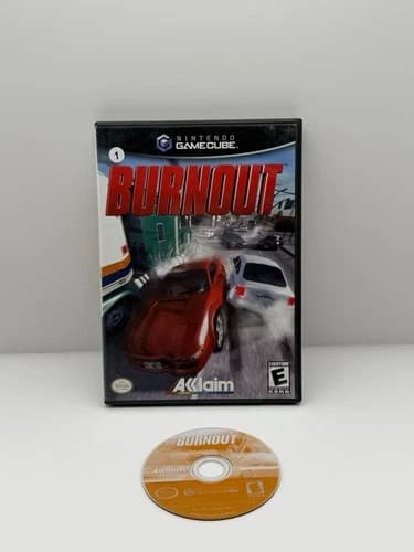 Burnout (Nintendo GameCube, 2002) - Tested & Working