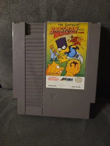 The Simpsons: Bartman Meets Radioactive Man (Nintendo NES) Cartridge Tested