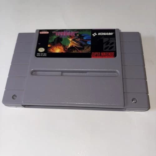 Gradius III 3 Super Nintendo SNES Game 1991 Authentic Cartridge Tested