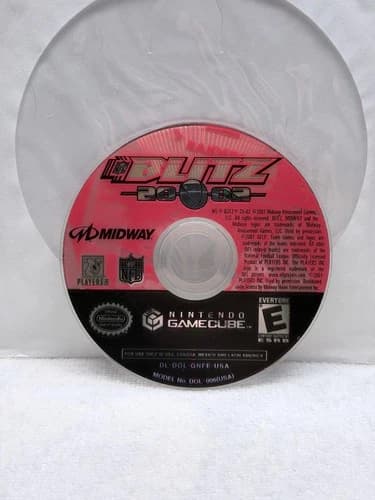 NFL Blitz 2002 Nintendo GameCube Disc Only Midway Football Tested Authentic OEM