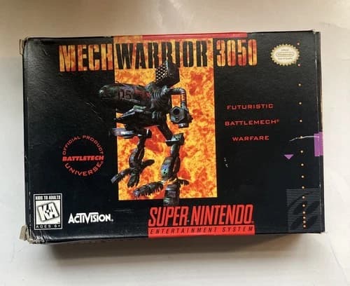 MechWarrior 3050 - Super Nintendo SNES - CIB authentic!